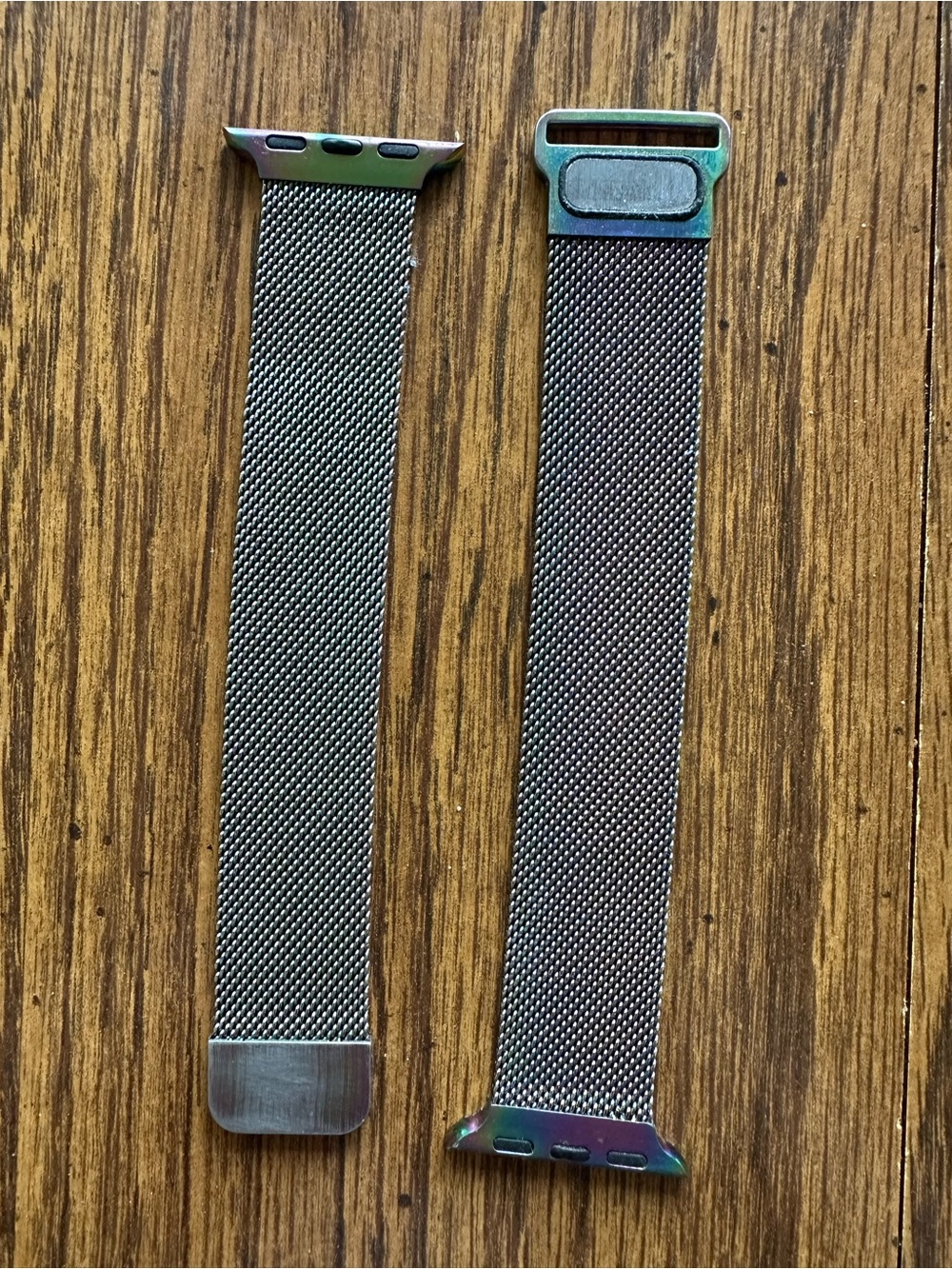 Iridescent Mesh Milanese Loop Watch Band for Women